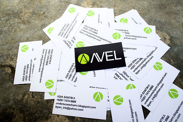 AVEL名片以及物料印刷品设计 -中国设.